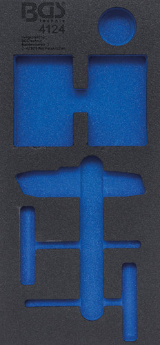 BGS Werkstattwageneinlage 1/3 | leer | für Art. 4124