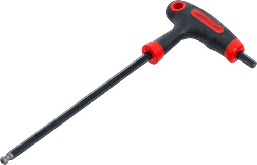 BGS Schraubendreher mit T-Griff und seitlicher Klinge | Innensechskant / Innensechskant mit Kugelkopf 6 mm