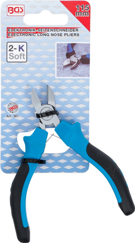 BGS Elektronik-Seitenschneider | mit Feder | 115 mm