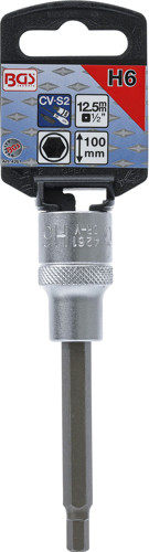 BGS Bit-Einsatz | Länge 100 mm | Antrieb Innenvierkant 12,5 mm (1/2