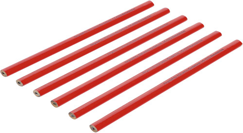 BGS Zimmermannsbleistifte | 250 mm | 6-tlg.