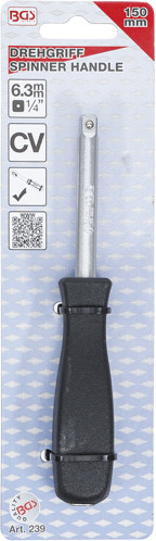BGS Drehgriff | Abtrieb Außenvierkant 6,3 mm (1/4