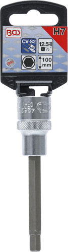BGS Bit-Einsatz | Länge 100 mm | Antrieb Innenvierkant 12,5 mm (1/2