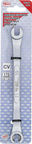 BGS Spezial-Bremsleitungsschlüssel | 175 mm | SW 10 x 11 mm
