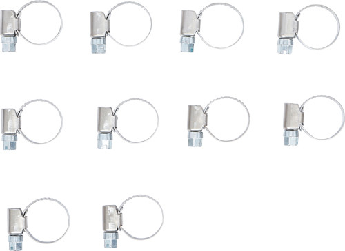 BGS Schlauchklemmen | rostfrei | 12 x 20 mm | 10-tlg.