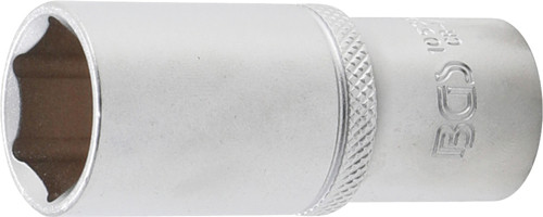 BGS Steckschlüssel-Einsatz Sechskant, tief | Antrieb Innenvierkant 10 mm (3/8
