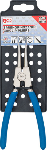 BGS Sprengringzange | gerade | für Außensprengringe | 150 mm
