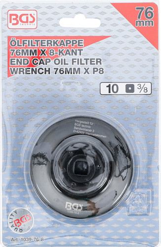 BGS Ölfilterschlüssel | Achtkant | Ø 76 mm | für Fiat, Lancia