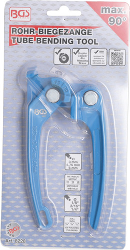 BGS Rohr-Biegezange | für Rohr-Ø 3 - 4,75 - 6 mm