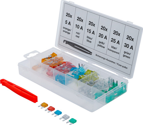 BGS Kfz-Sicherungs-Sortiment | MINI | 121-tlg.
