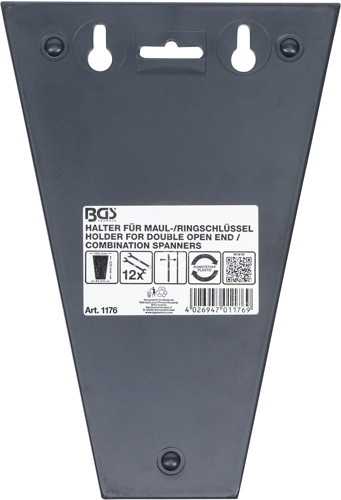 BGS Halter für Maul-/Ringschlüssel | 12 Auflagen