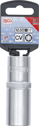 BGS Steckschlüssel-Einsatz Super Lock, tief | Antrieb Innenvierkant 12,5 mm (1/2