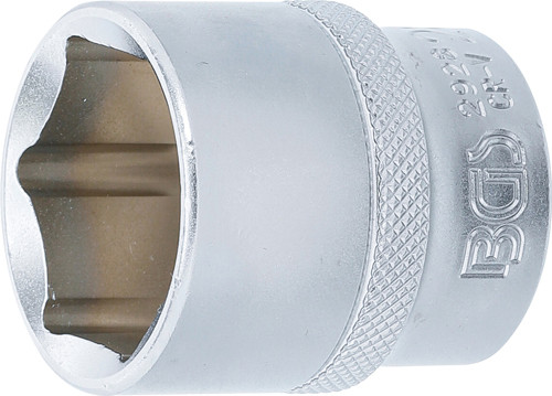 BGS Steckschlüssel-Einsatz Sechskant | Antrieb Innenvierkant 12,5 mm (1/2