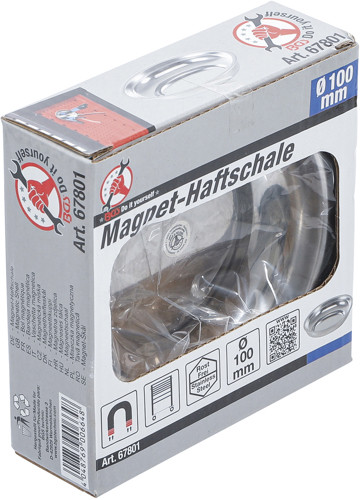 BGS Magnet-Haftschale | Edelstahl | Ø 100 mm