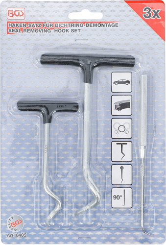 BGS Haken-Satz für Dichtring-Demontage | 3-tlg.