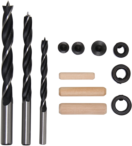 BGS Holzdübel-Bohrer-Satz | 6 - 10 mm | 43-tlg.