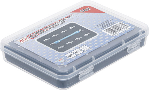 BGS Speichenschlüssel | austauschbare Köpfe | für Motorräder | 10-tlg.