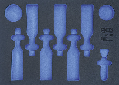 BGS Werkstattwageneinlage 3/3 | leer | für Bier, Chips, Erdnüsse und Flaschenöffner