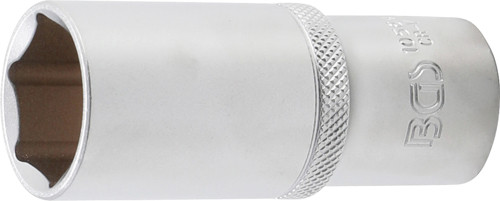 BGS Steckschlüssel-Einsatz Sechskant, tief | Antrieb Innenvierkant 12,5 mm (1/2