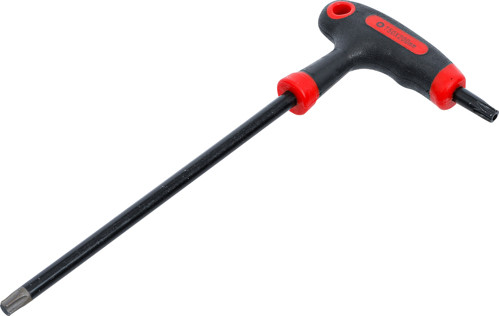 BGS Schraubendreher mit T-Griff und seitlicher Klinge | T-Profil (für Torx) mit/ohne Bohrung T50