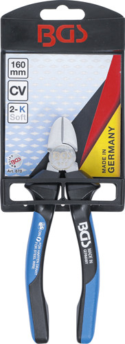 BGS Seitenschneider | für harten Draht | 160 mm