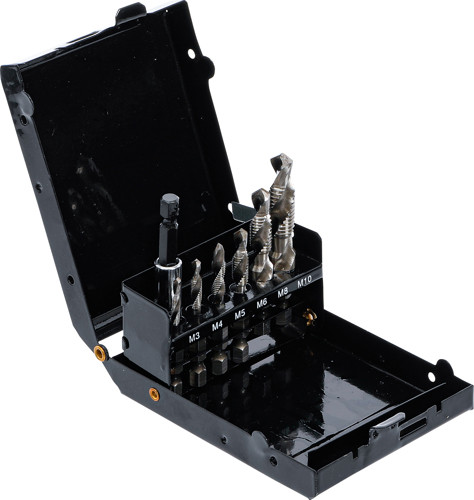 BGS HSS-G Bohrer-/Gewindeschneider-Satz | 7-tlg.