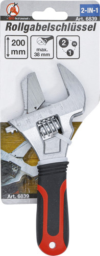 BGS Rollgabelschlüssel mit Kunststoff-Softgriff | SW max. 38 mm