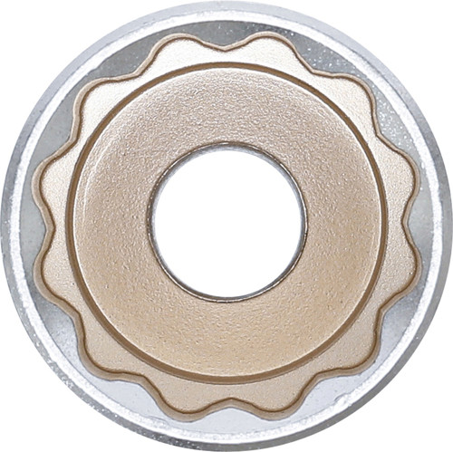 BGS Steckschlüssel-Einsatz Zwölfkant, tief | Antrieb Innenvierkant 12,5 mm (1/2