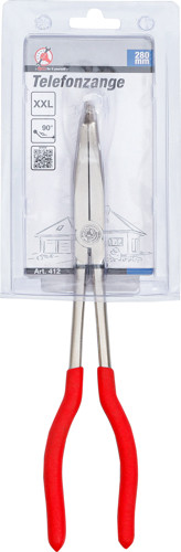 BGS Telefonzange | extra lang | 90° gebogen | 280 mm