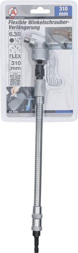 BGS Flexible Winkelschrauber-Verlängerung | 6,3 mm (1/4