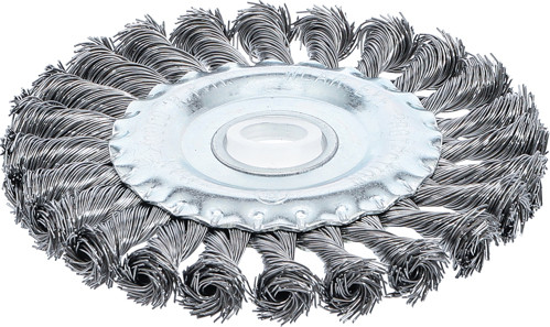 BGS Scheibenbürste / Zopfrundbürste | Ø 125 mm