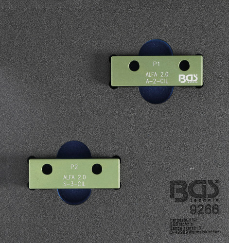 BGS Werkstattwageneinlage 1/6: Nockenwellen-Arretierwerkzeug-Satz | für Alfa Romeo 2.0l 16V JTS