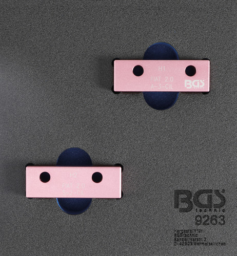 BGS Werkstattwageneinlage 1/6: Nockenwellen-Arretierwerkzeug-Satz | für Fiat 2.0l 20V