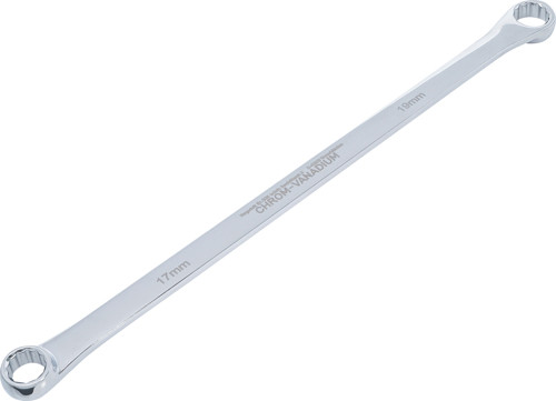 BGS Doppel-Ringschlüssel | extra lang | SW 17 x 19 mm