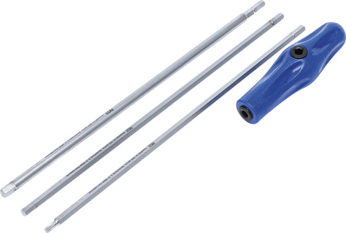 BGS Spezial-Schraubendreher-Satz | T-Profil (für Torx) | Innensechskant | 4-tlg.