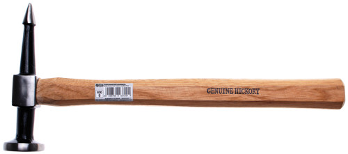 BGS Karosseriehammer | runder, flacher Kopf / spitze, kegelige Finne