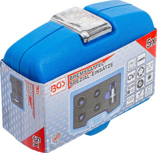 BGS Bremssattel-Spezial-Einsätze | 5-Kant (Pentagon) | 5-tlg.