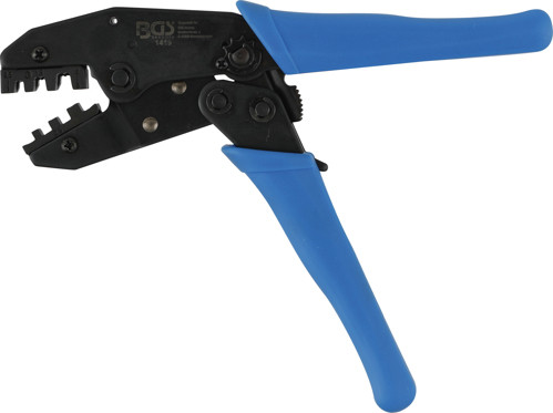 BGS Kabelschuhzange mit Ratschenfunktion | für unisolierte Kabelschuhe 0,5 - 6 mm²