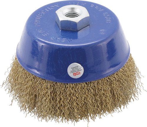 BGS Topfbürste | Aufnahme M14 x 2,0 mm | Ø 125 x 75 mm