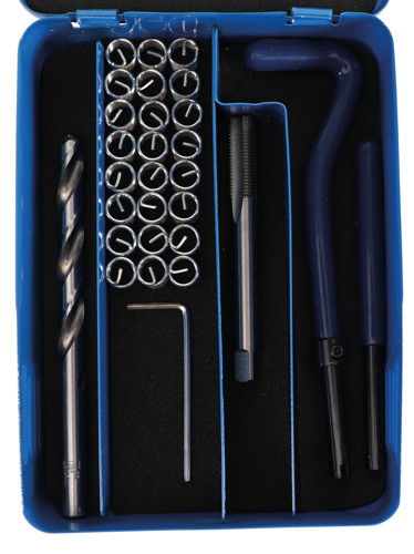 BGS Gewinde-Reparatursatz | M8 x 1,0 mm | 29-tlg.