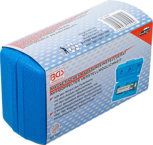 BGS Magnetisches Radsturz-Einstellwerkzeug | mit doppelter Verstellmöglichkeit