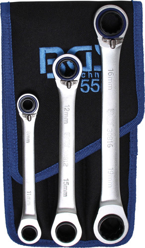 BGS Ratschen-Ringschlüssel-Satz | umschaltbar | 