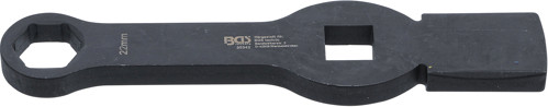 BGS Schlag-Ringschlüssel | Sechskant | mit 2 Schlagflächen | SW 22 mm