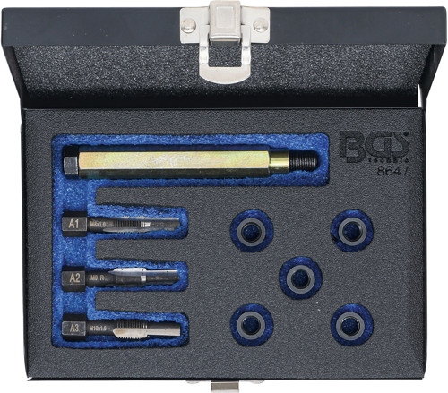 BGS Reparatursatz für Glühkerzengewinde | M8 x 1,0 mm
