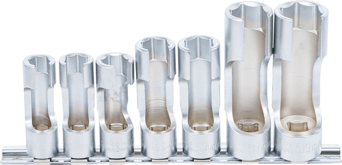 BGS Spezial-Steckschlüssel-Einsatz-Satz, geschlitzt | Antrieb Innenvierkant 10 mm (3/8