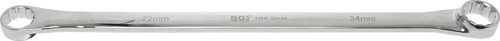 BGS Doppel-Ringschlüssel | extra lang | SW 22 x 24 mm