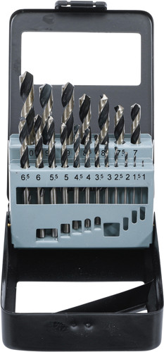 BGS HSS-Spiralbohrer-Satz | 1 - 10 mm | 19-tlg.
