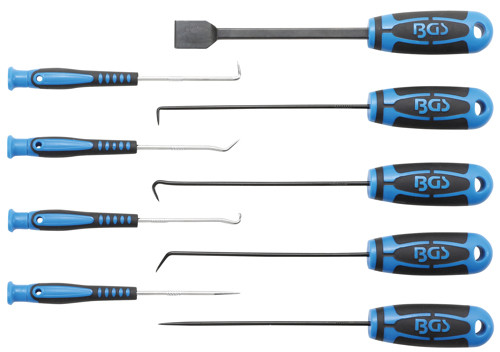 BGS Nadel-, Haken- und Schaber-Satz | 9-tlg.