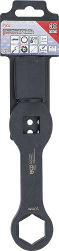 BGS Schlag-Ringschlüssel | Sechskant | mit 2 Schlagflächen | SW 30 mm