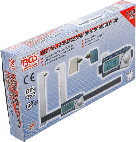 BGS Digital-Bremsscheiben-Messschieber | 140 mm